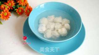 鸡肉丸菠菜汤的做法步骤:11