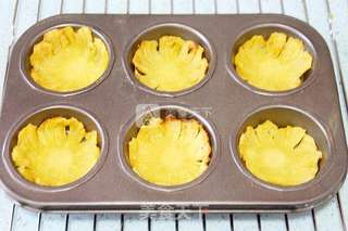 【菠萝花cupcake】:可以养肝的小蛋糕的做法步骤:17