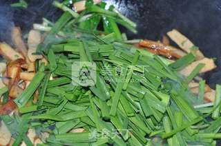 韭菜炒豆干的做法步骤:7
