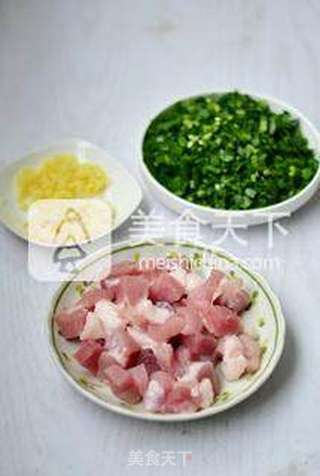 韭菜鲜肉饺的做法步骤:2
