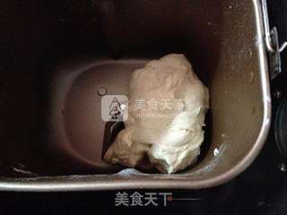 千岛酱菠萝披萨的做法步骤:3