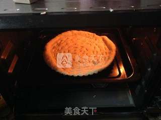 千岛酱菠萝披萨的做法步骤:7