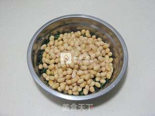 香椿拌黄豆的做法步骤:6