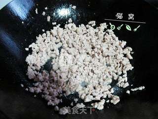荠菜瘦肉粥的做法步骤:7