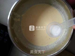 黄米面鸡蛋韭菜饼的做法步骤:5