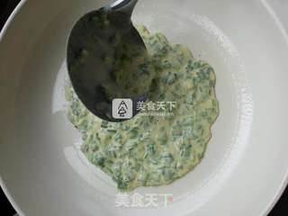 黄米面鸡蛋韭菜饼的做法步骤:8