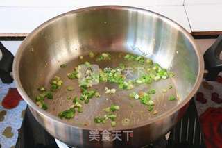 韭菜炒小米饭的做法步骤:8