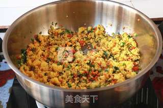 韭菜炒小米饭的做法步骤:11