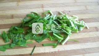 韭菜炒干豆腐的做法步骤:4