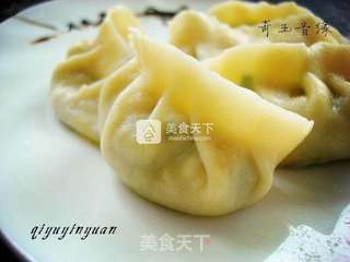 韭菜鸡蛋水饺的做法步骤:14