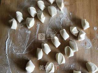 荠菜素馅蒸饺的做法步骤:10