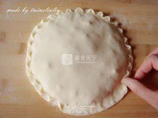 韭菜熟肉鸡蛋合子的做法步骤:11