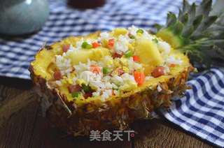 菠萝炒饭的做法步骤:14