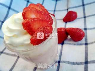 草莓牛奶布丁的做法步骤:7
