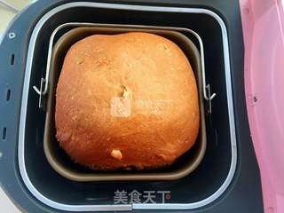 一键式无油红糖核桃面包的做法步骤:7
