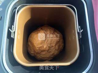 一键式无油红糖核桃面包的做法步骤:6
