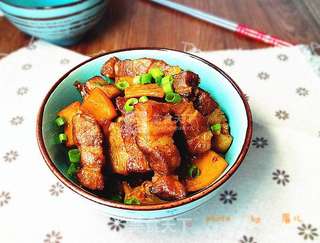 红烧肉墨鱼干的做法步骤:10