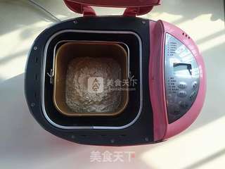 一键式无油红糖核桃面包的做法步骤:4