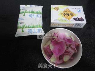 玫瑰花凉糕的做法步骤：1