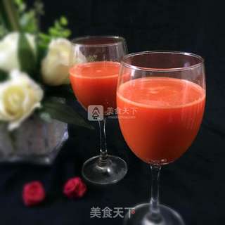 鲜榨胡萝卜苹果原汁的做法步骤:5