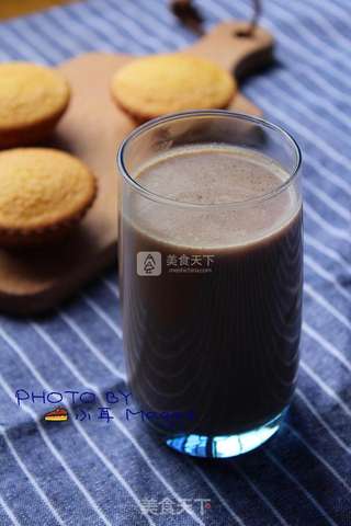 花生豆浆热可可的做法步骤:6