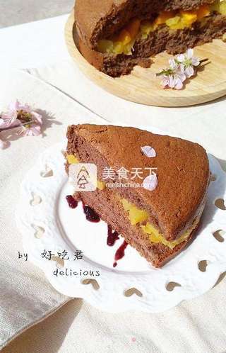 可可海绵蛋糕的做法步骤:20