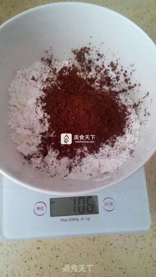 可可海绵蛋糕的做法步骤:3