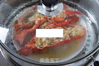 金蒜银丝蒸龙虾的做法步骤:6