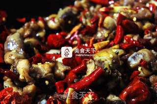 炎阳似火辣子鸡的做法步骤:14