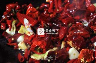 炎阳似火辣子鸡的做法步骤:13