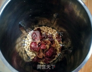 红枣豆浆的做法步骤:4