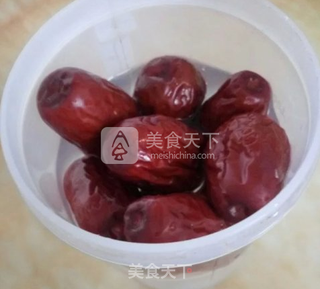 红枣豆浆的做法步骤:2