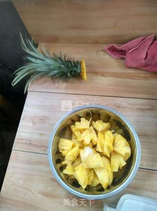 胡萝卜菠萝浓汁的做法步骤:6
