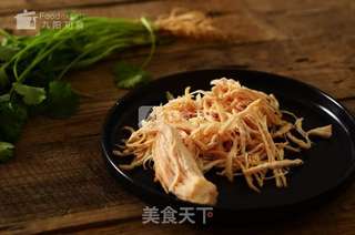 菠菜鸡丝蛋卷—九阳知食的做法步骤:3