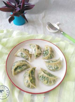 脆底韭菜煎饺的做法步骤:11