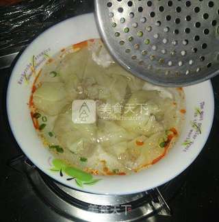 辣油馄饨的做法步骤:11