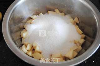 东菱面包机之糖苹果粒的做法步骤:4
