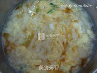 菠菜疙瘩汤的做法步骤:8