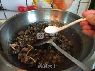 酱爆螺蛳的做法步骤:6
