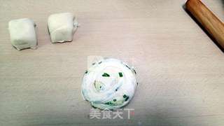 秘制葱油饼的做法步骤:7