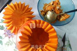 养生南瓜盅的做法步骤:7