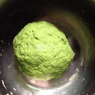 菠菜肉松煎饼的做法步骤：3