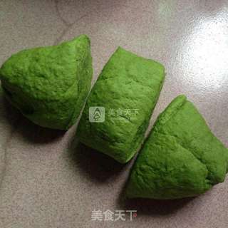 菠菜肉松煎饼的做法步骤:4