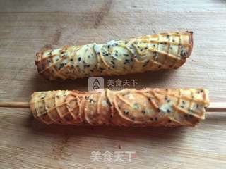 黑芝麻蛋卷的做法步骤:10