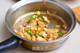 蒜苗虾仁的做法步骤:6