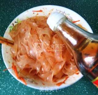韩式酱拌粉条的做法步骤:6