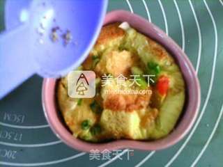 杂蔬全麦面包咸布丁的做法步骤:15
