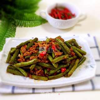 肉末干煸四季豆的做法步骤:10