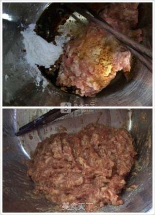 白菜香菇烧肉丸的做法步骤:3