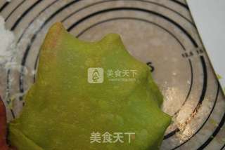 东菱电子烤箱之抹茶渐变土司的做法步骤:2